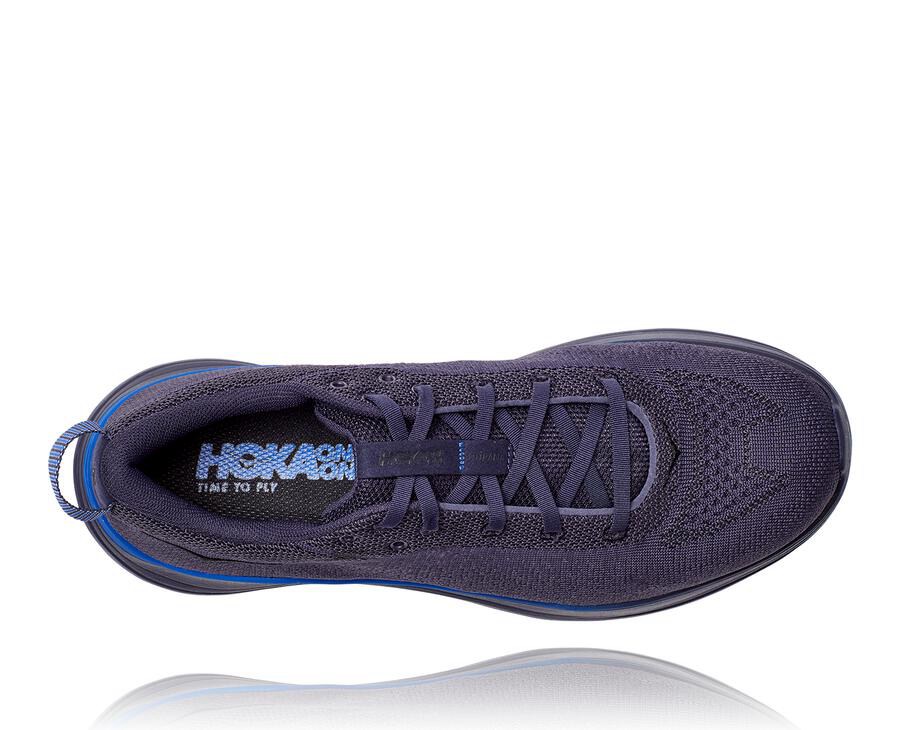 Hoka One One Tenisky Panske Námornícka Modrá - Hupana Flow - 61259-BQDW